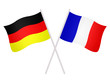 Drapeaux de l’alliance franco-allemande