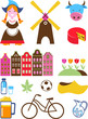 collection of vector Netherlands icons