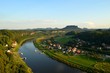 Ausblick Elbsandsteingebierge