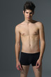 Portrait of sexy handsome muscular young man