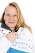 pretty woman in winter jacket