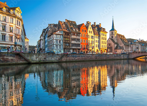 Photo: Strasbourg, la Petite France. Strasbourg, la Petite France.