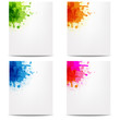 Set Banners With Color Blob
