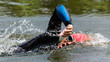 Schwimmer im Triathlon