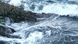 Waves Smeshing The Rocks