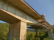 ECHAFAUDAGES SUR LE  VIADUC