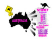 Australien Vektor Illustration