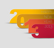 Happy New Year 2013 vector card