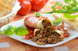 Cannelloni - mit Hackfleisch und Tomatensoße