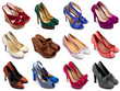 Multicolored female shoes-4
