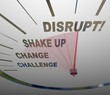 Disrupt Speedometer New Idea Paradigm Shift