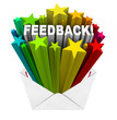 Feedback Review Rating Stars Envelope Letter