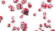 Falling presents loopable with alpha mask