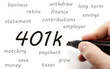 401k being handwritten