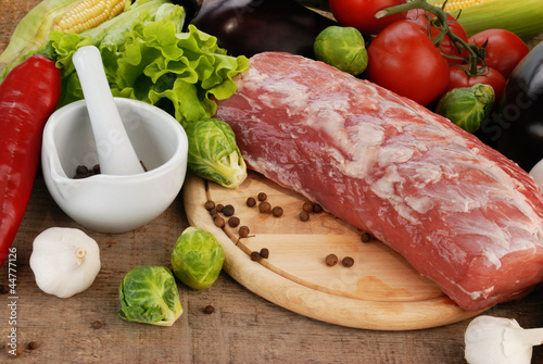 Photo: raw meat raw meat