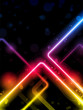 Rainbow  Lines Background Neon Laser