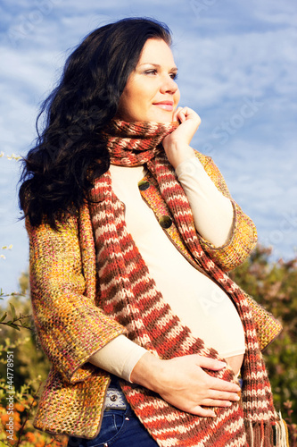 Photo: Portrait of beautiful pregnant woman Portrait of beautiful pregnant woman