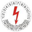 Prüfplakette Elektro Prüfung