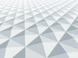 Abstract architecture background. White square pyramidal cellula