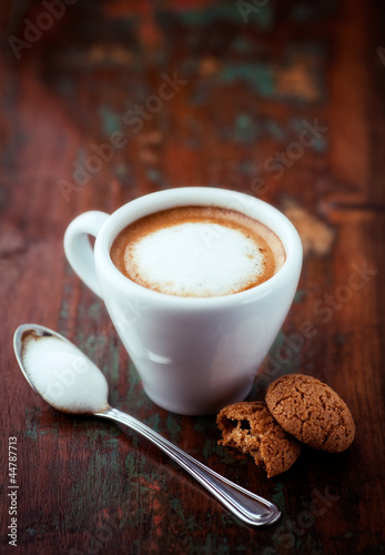 Photo: Cafe Macchiato (espresso with a little milk) Cafe Macchiato (espresso with a little milk)