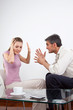 Photo: Portrait of an Angry Couple Portrait of an Angry Couple