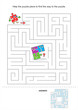 Vector: Maze game for kids Maze game for kids