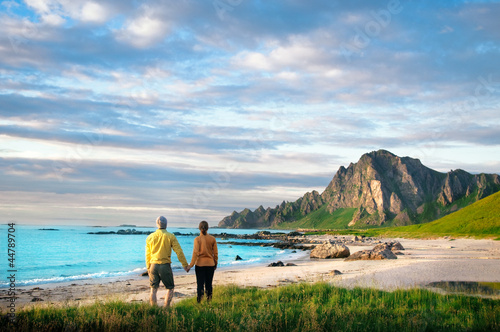 Photo: couple walking couple walking