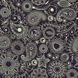Vector floral paisley pattern