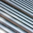 Iron bars set at a diagonal slant