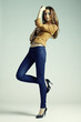 Photo: Fashion photo of young sensual woman in jeans Fashion photo of young sensual woman in jeans