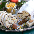Frischer Christstollen
