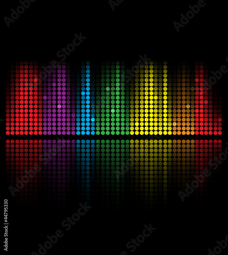 Vector: abstract music volume equalizer concept idea background abstract music volume equalizer concept idea background