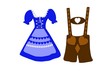 Oktoberfest Dirndl und Lederhose