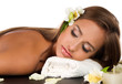 female during luxurious procedure of massage