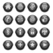 Web Buttons / Icons Anthrazit Metallic