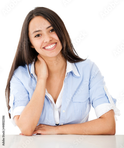 Photo: Happy casual woman Happy casual woman