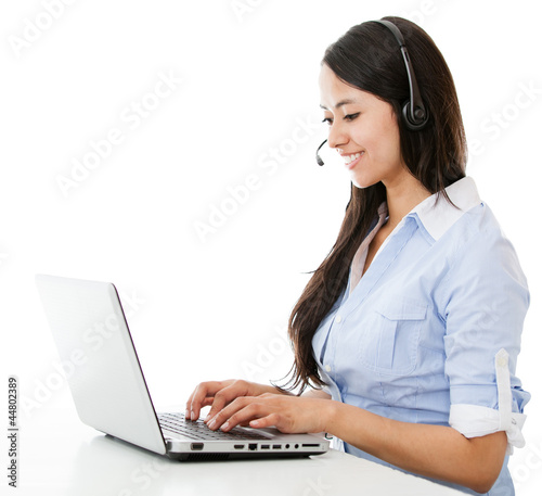 Photo: Customer support operator Customer support operator