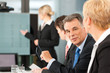 Business - Präsentation in einem Team