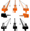 Shipyard Crane Without Stand Vector 05
