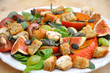 Brotsalat mit Kürbis