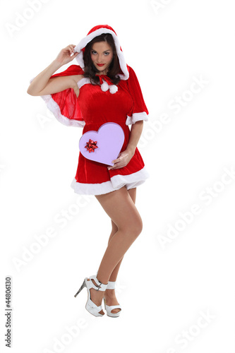 Photo: sexy woman in a Santa Claus suit sexy woman in a Santa Claus suit