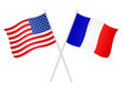 Drapeaux de l’alliance franco-américaine