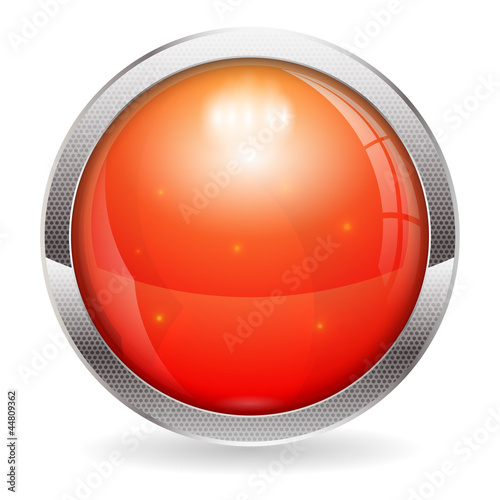 Vector: Red Button Red Button