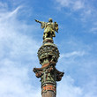Columbus monument in Barcelona, Spain