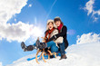 couple winter holiday