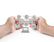 open  hands and social network