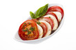 beilage tomaten mit mozzarella mit basilikum