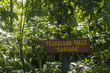Sign Pointing to Trafalgar Falls on Dominica