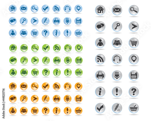 Illustration: basic web icons set #11 basic web icons set #11