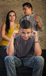 Rude Teenager Plugs Ears